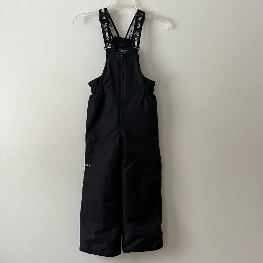 Kids Kamik Snowpants Bib 7 Black